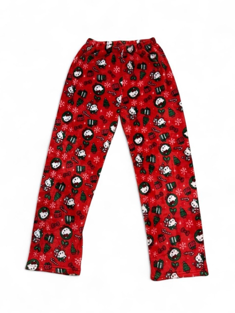 Hello Kitty Red Christmas Pajama Pants Bottoms